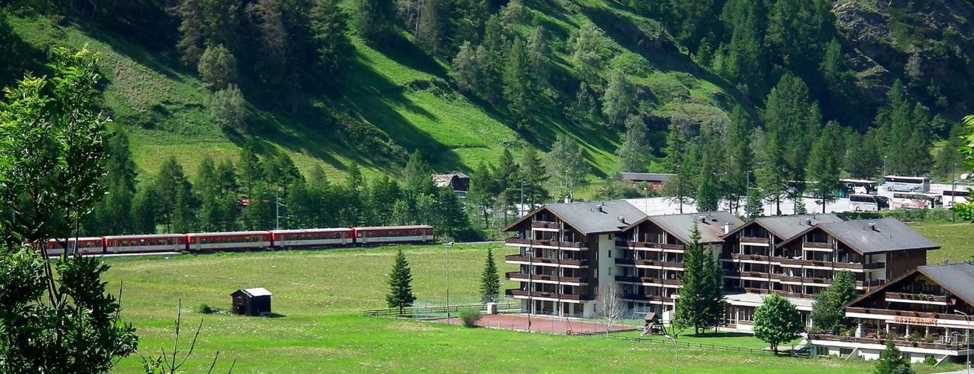 Monte Rosa Taesch, Apartments Mit Wellness Bereich Exterior foto